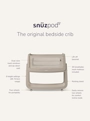 Snuz Pebble Pod 5 Bedside Crib - Image 10 of 11