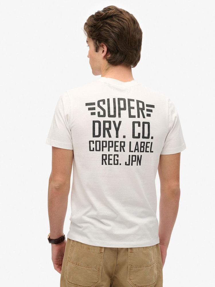 Superdry Copper Label Relaxed 100% Cotton T-Shirt - Bild 2 von 4