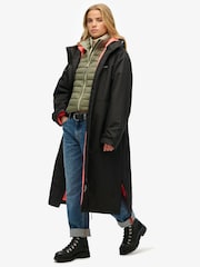 Superdry Black Windbreaker Logo Changing Robe - Image 3 of 6