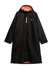 Superdry Black Windbreaker Logo Changing Robe - Image 6 of 6