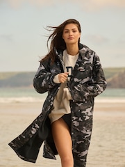 Blau - Superdry Windbreaker Logo Changing Robe - Bild 3 von 12