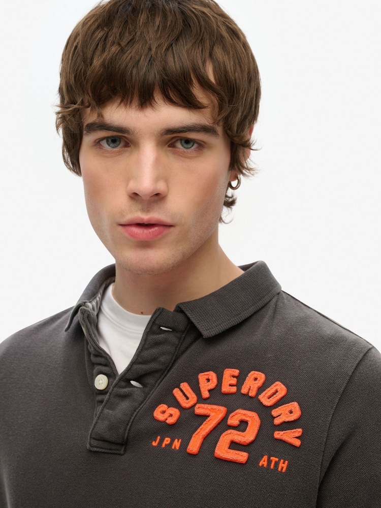 Superdry vintage atletska polo majica iz 100% bombaža - Slika 3 iz 3