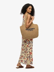 Superdry Cream Beach Cami Maxi Dress - Image 3 of 7