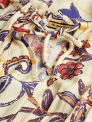 Superdry Cream Beach Cami Maxi Dress - Image 6 of 7