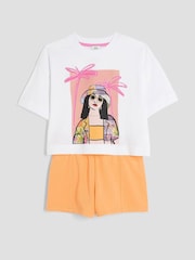 River Island Orange Girls 100% Cotton Runner Set - Image 2 of 4