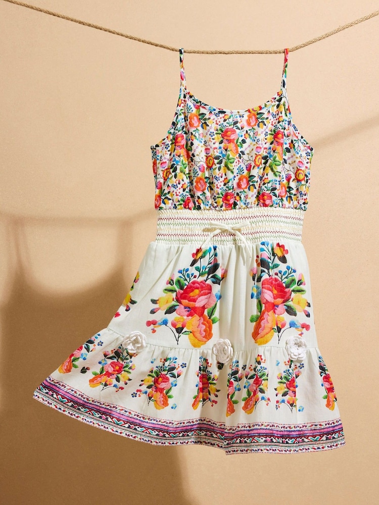 River Island Girls Del Maar Floral Dress - Imagen 1 de 4