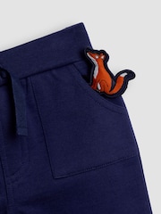 JoJo Maman Bébé Blue 2-Piece Sweatshirt & Joggers Set - Image 6 of 7
