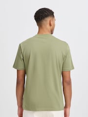 Blend Green Holiday Printed Short Sleeve 100% Cotton T-Shirt - Image 2 of 5