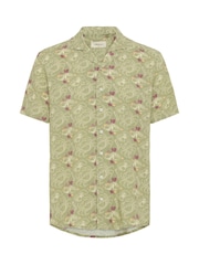 Blend Green Crab Print Resort Short Sleeve Shirt - Image 5 of 5