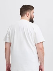 Off White - Blend Owl Print Short Sleeve 100% Cotton T-Shirt - صورة 2 من 5