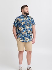 Blend Floral Print Short Sleeve Shirt - Image 4 of 5