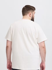 أبيض - Blend Owl Print Short Sleeve 100% Cotton T-Shirt - صورة 2 من 5
