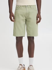 Blend Green Regular Fit Woven 100% Cotton Shorts - Image 1 of 5