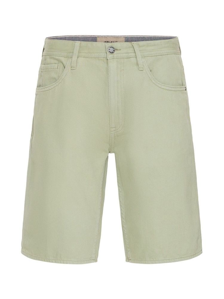Blend Green Regular Fit Woven 100% Cotton Shorts - Image 5 of 5