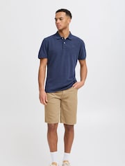 Blend Cream Regular Fit Woven 100% Cotton Shorts - Image 4 of 5