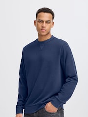 Blend Light Blue Lightweight Crew Neck Sweatshirt - Image 1 of 5