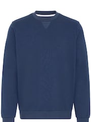 Blend Light Blue Lightweight Crew Neck Sweatshirt - Image 5 of 5