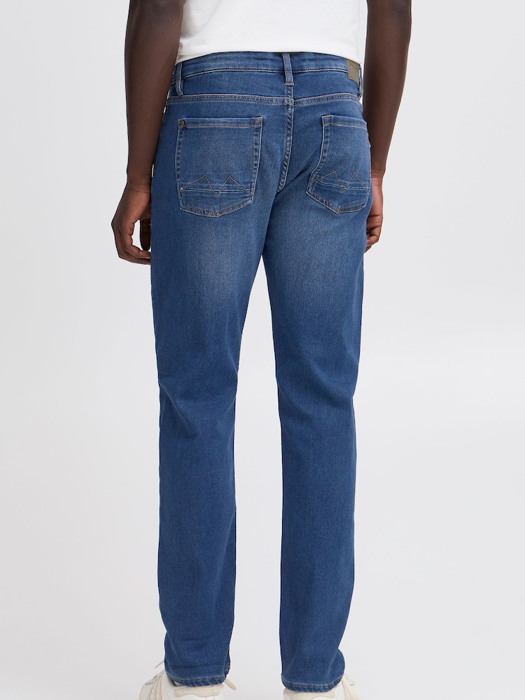 Blend Blue Tapered Fit Mid Stretch Jeans - Image 2 of 5
