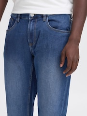Blend Blue Tapered Fit Mid Stretch Jeans - Image 3 of 5