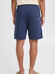 Blend Navy Aqua Lightweight Sweat Shorts - Image 4 of 5