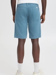 Blend Blue Regular Fit Woven 100% Cotton Shorts - Image 2 of 5