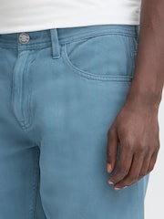 Blend Blue Regular Fit Woven 100% Cotton Shorts - Image 3 of 5