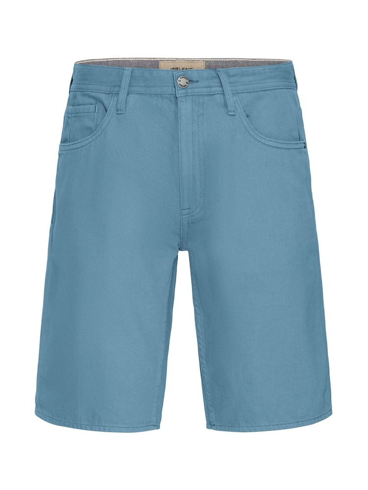 Blend Blue Regular Fit Woven 100% Cotton Shorts - Image 5 of 5