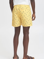 Blend Yellow Penguin Print Swim Shorts - Image 2 of 5