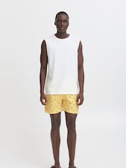 Blend Yellow Penguin Print Swim Shorts - Image 4 of 5