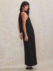 Ro&Zo Black Blend Bias Skirt - Image 3 of 4
