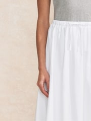 Ro&Zo White 100% Cotton Bubble Hem Skirt - Image 4 of 5