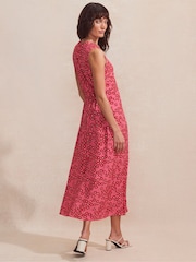 Ro&Zo Pink Button Front Dress - Image 4 of 4
