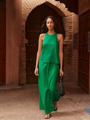 Ro&Zo Green Blend Bias Skirt - Image 1 of 5