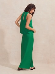 Ro&Zo Green Blend Bias Skirt - Image 4 of 5