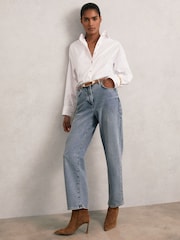 Reiss Carina Suede Alto Heeled Ankle Boots - Imagen 2 de 4