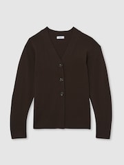 Chocolate - Reiss Tyla Cardigan - Imagem 2 de 6