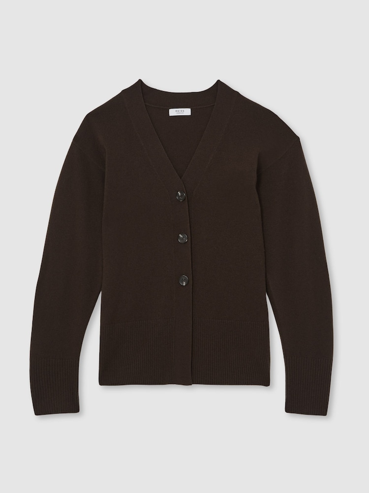 Chocolate - Reiss Tyla Cardigan - Imagem 2 de 6
