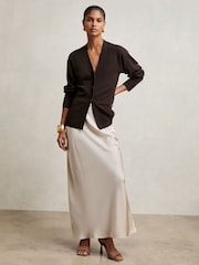 Chocolate - Reiss Tyla Cardigan - Imagem 3 de 6