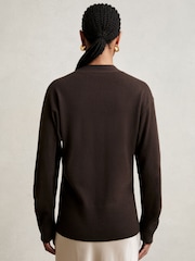 Chocolate - Reiss Tyla Cardigan - Imagem 5 de 6