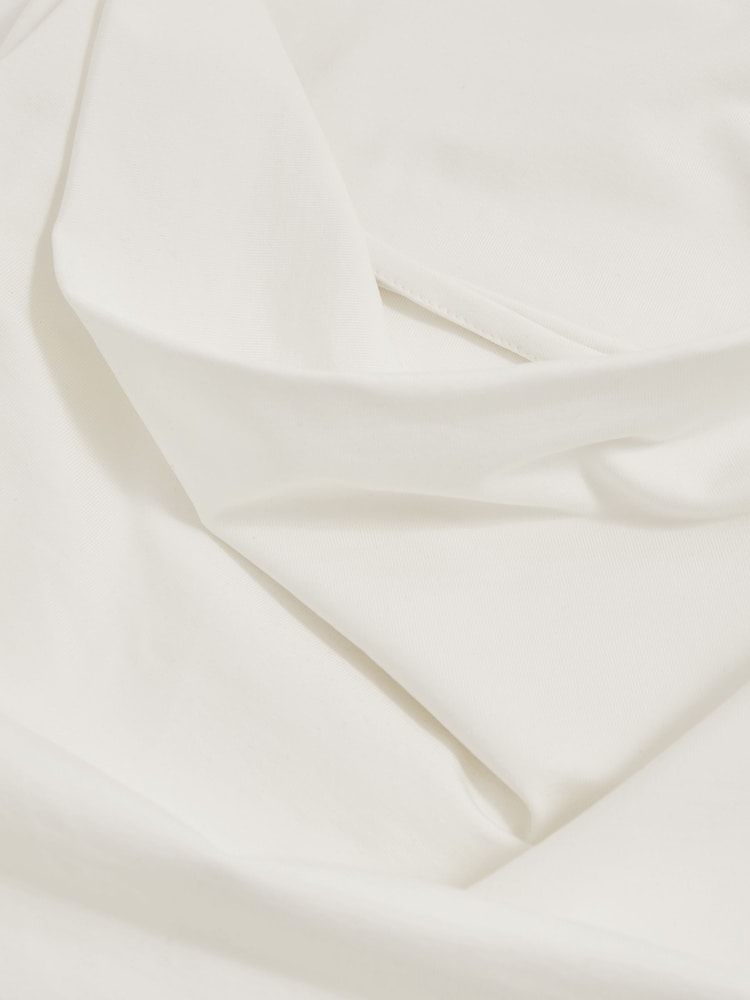Reiss White Nadia Ruched Jersey Cowl Back Vest - Image 6 of 6