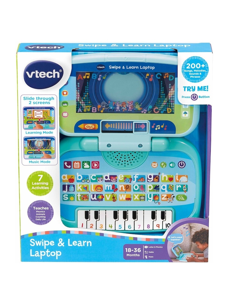 V-Tech Swipe and Learn Laptop - Image 3 of 3 V-Tech Swipe and Learn Laptop - Image 3 of 3