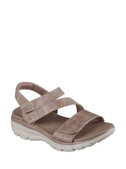 Skechers Brown Easy Going Sandals - Image 2 of 3