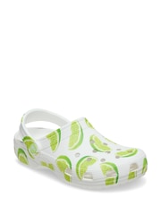 Crocs White Classic Graphic Clogs - Image 2 of 4