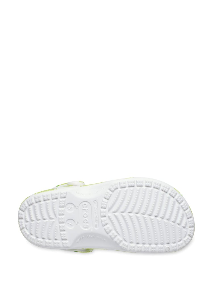 Crocs White Classic Graphic Clogs - Image 4 of 4