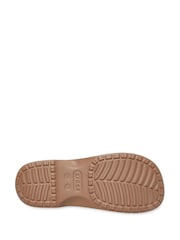 Crocs Brown Classic Cross Strap Sandals - Image 3 of 5