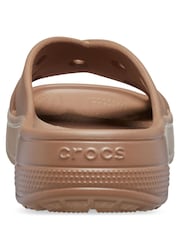 Crocs Brown Classic Cross Strap Sandals - Image 5 of 5