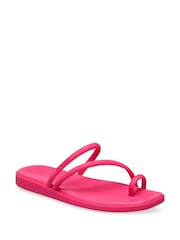 Crocs Pink Miami Toe Loop Sandals - Image 2 of 5