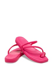 Crocs Pink Miami Toe Loop Sandals - Image 3 of 5