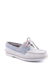 Sperry Authentic Original 2 Eye Boat White Shoes - Image 2 of 4