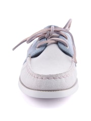 Sperry Authentic Original 2 Eye Boat White Shoes - Image 3 of 4